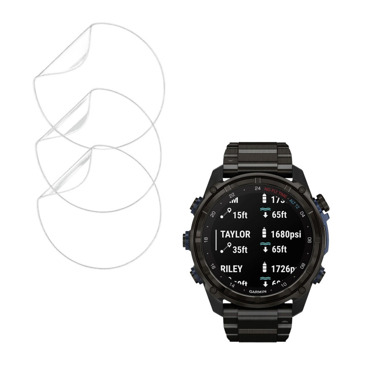Гідрогелева плівка Hydrogel Film для Garmin Descent Mk3i 51mm (6 шт), Transparent