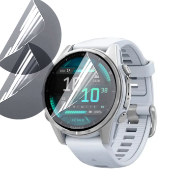 Протиударна гідрогелева плівка Hydrogel Film для Garmin Fenix 8 43mm (6 шт), Transparent