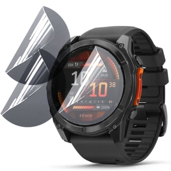 Протиударна гідрогелева плівка Hydrogel Film для Garmin Fenix 8 51mm (6 шт), Transparent