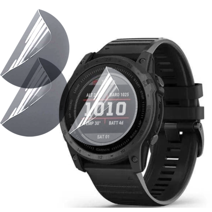 Противоударная гидрогелевая пленка Hydrogel Film для Garmin Tactix 7​ (6 шт), Transparent