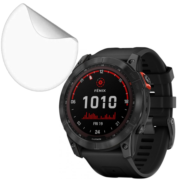 Противоударная гидрогелевая пленка Hydrogel Film для Garmin Fenix 7X (6 шт), Transparent