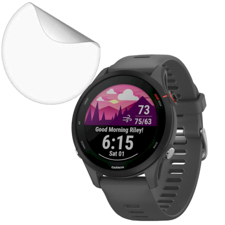 Противоударная гидрогелевая пленка Hydrogel Film для Garmin Forerunner 255 (6 шт), Transparent