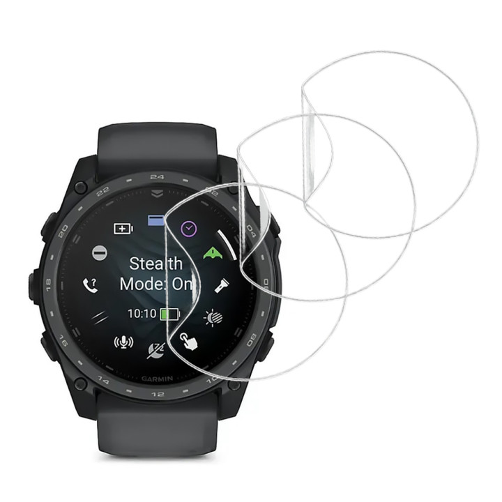 Гидрогелевая пленка Hydrogel Film для Garmin Tactix 8 51mm (6 шт), Transparent
