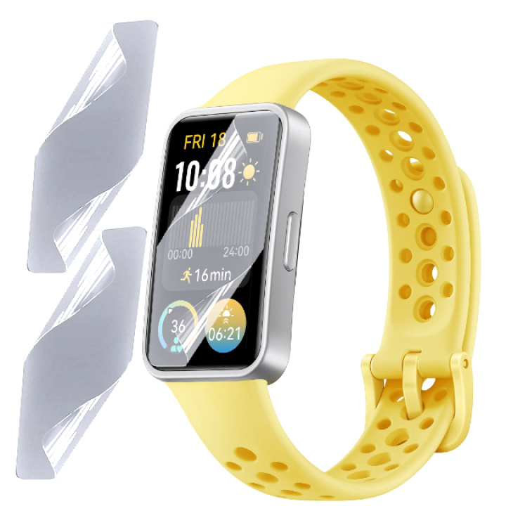 Протиударна гідрогелева плівка Hydrogel Film для Huawei Band 9 (6 шт), Transparent