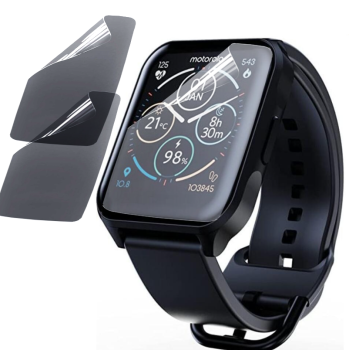 Противоударная гидрогелевая пленка Hydrogel Film для Moto Watch 70 (6 шт), Transparent