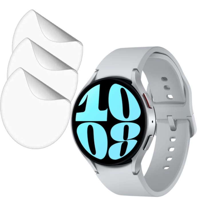 Противоударная гидрогелевая пленка Hydrogel Film для Samsung Galaxy Watch 6 44 mm 6шт, Transparent