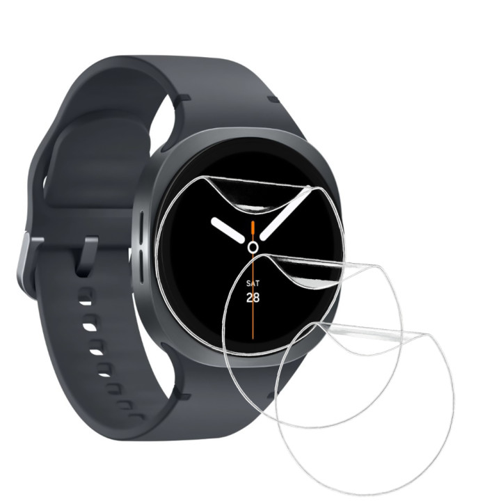 Протиударна гідрогелева плівка Hydrogel Film для Samsung Galaxy Watch8 44 mm 6шт, Transparent