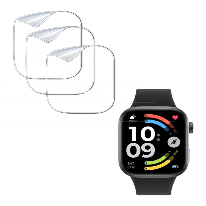Гідрогелева плівка Hydrogel Film для Xiaomi Redmi Watch 6 NFC (6 шт), Transparent