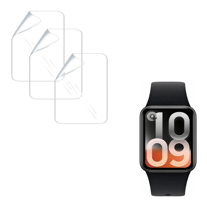 Гидрогелевая пленка Hydrogel Film для Xiaomi Smart Band 10 Pro (6 шт), Transparent