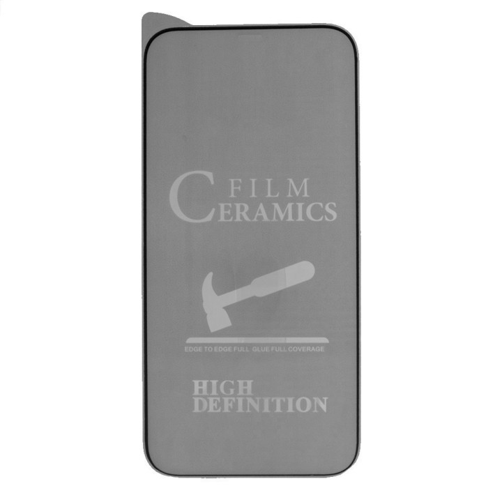Защитная пленка Ceramics Full coverage film для Apple iPhone 12 Pro Max, Black