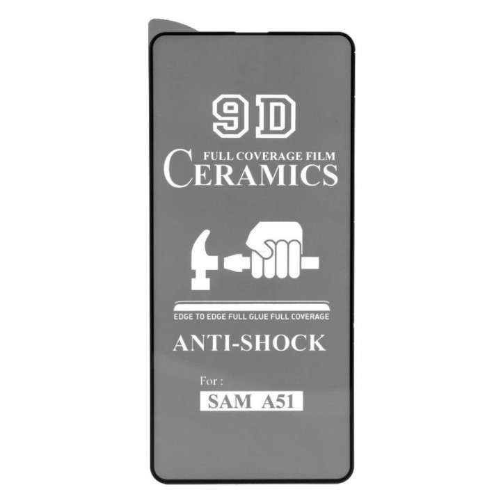 Защитная пленка Ceramics Full coverage film для Samsung Galaxy A51, Black