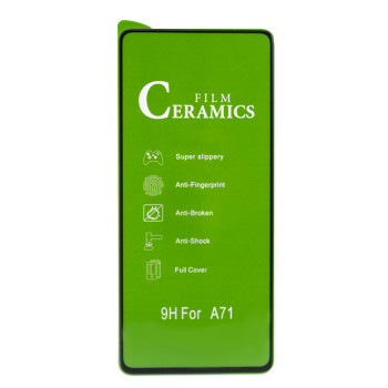 Защитная пленка Ceramics Full coverage film для Samsung Galaxy A71 Black