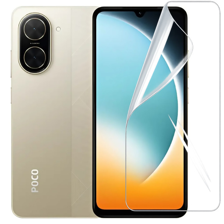 Гидрогелевая пленка Hydrogel Film для Xiaomi Poco C71​​​, Transparent