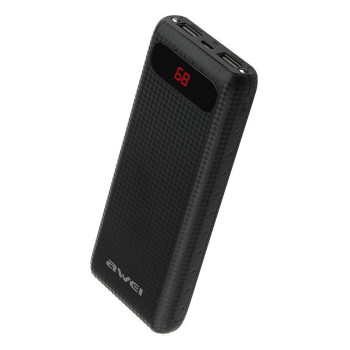 Портативная батарея Power bank Awei P70K 20000mAh, Black