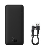 Power Bank Baseus (PPQD090101) 30000mAh 20W + кабель USB-Type-C 0.3m, Black