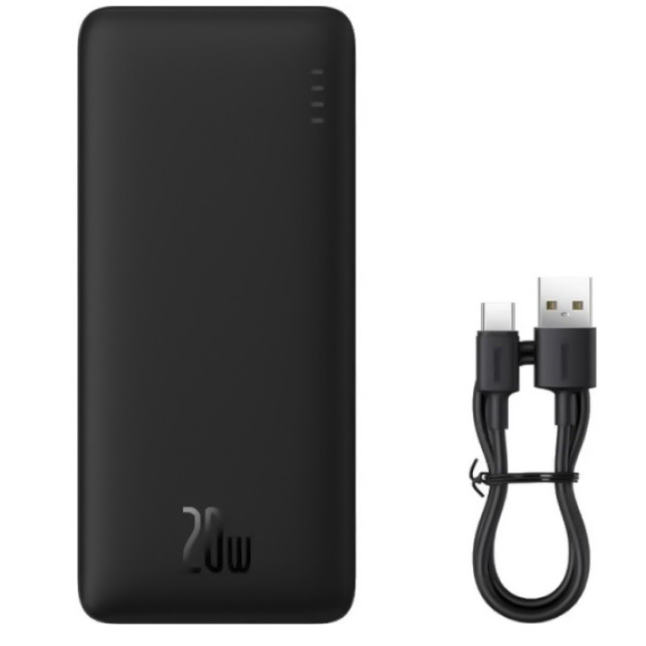 Power Bank Baseus (PPQD090101) 30000mAh 20W + кабель USB-Type-C 0.3m, Black