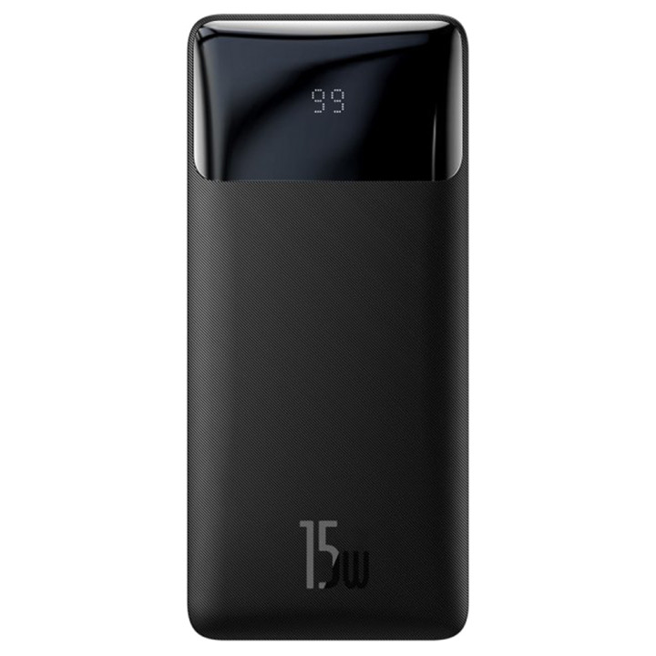Универсальная мобильная батарея Baseus PPDML-I01 Bipow 10000mAh 15W, Black