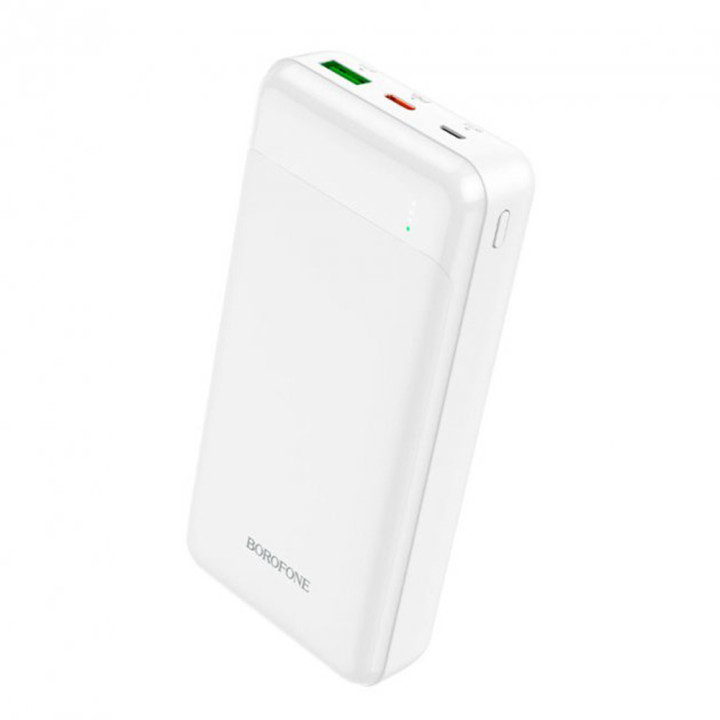 Универсальная мобильная батарея Borofone BJ19 PD20W QC3.0 10000mAh, White