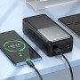 Зовнішній акумулятор Power Bank HOCO J136B Sirui PD20W QC22.5W 30000mAh, Black