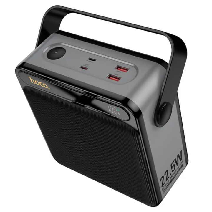 Power Bank Hoco J161 22.5W + PD20W з ліхтариком 80000mAh, Black