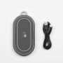 Портативная батарея Power Bank Hoco S9 Lucky 4 in 1 с функцией беспроводной зарядки 5000mAh, Black