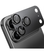 Металлическая рамка со стеклом на камеру Hoco V16 Full Guard для iPhone 17 Pro Max