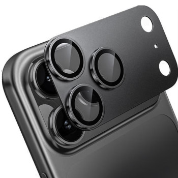 Металлическая рамка со стеклом на камеру Hoco V16 Full Guard для iPhone 17 Pro Max