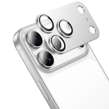 Металева рамка зі склом на камеру Hoco V16 Full Guard для iPhone 17 Pro