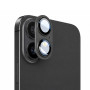 Захисна рамка зі склом Tempered Glass для iPhone 17​ на задню камеру срібний