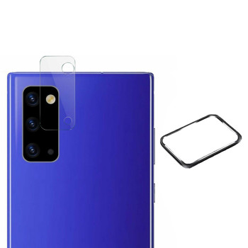 Захисне скло і рамка Tempered Glass 0,3 мм на задню камеру для Samsung Galaxy Note 20, Transparent