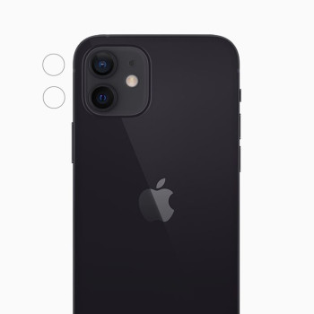 Захисне скло Tempered Glass 0,3mm 2.5D на камеру для Apple iPhone 12 Mini, Transparent