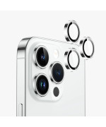 Захисне скло 3D Hoco V12 Plus Tempered Glass Metal Lens на задню камеру для Apple iPhone 15 Pro / 15 Pro Max
