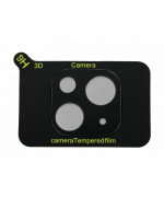 Защитное стекло на камеру 3D для iPhone 15 / 15 Plus, Black