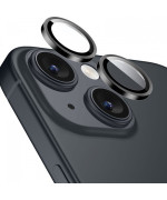 Захисне скло 3D Hoco V12 Plus Tempered Glass Metal Lens на задню камеру для Apple iPhone 15 / 15 Plus