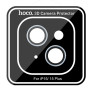 Захисне скло 3D Hoco V12 Plus Tempered Glass Metal Lens на задню камеру для Apple iPhone 15 / 15 Plus