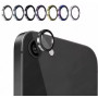 Защитное стекло с рамкой CD Pattern на заднюю камеру для iPhone 16e
