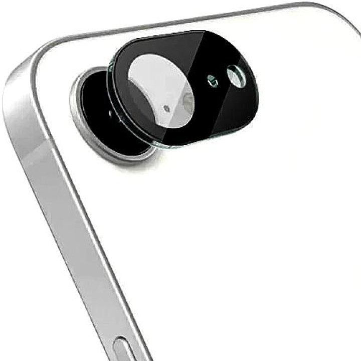 Захисна рамка зі склом на задню камеру Tempered Glass для  iPhone 16e, Black