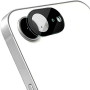 Захисна рамка зі склом на задню камеру Tempered Glass для  iPhone 16e, Black
