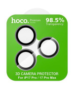 Скло на камеру Hoco V14 Ultra HD Metal Lens для iPhone 17 Pro / 17 Pro Max​
