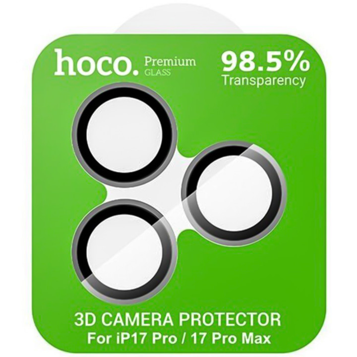 Скло на камеру Hoco V14 Ultra HD Metal Lens для iPhone 17 Pro / 17 Pro Max​