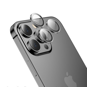 Скло на камеру Hoco V13 3D Tempered Glass Metal Lens для iPhone 17 Pro / 17 Pro Max​