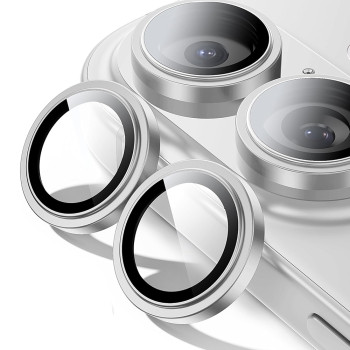 Защитное стекло на камеру CD Pattern для iPhone 17 с рамкой для поклейки