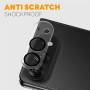 Захисне скло 3D на камеру Tempered Glass для iPhone DUO, Transparent-Black