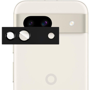 Металева рамка зі склом Tempered Glass для Google Pixel 8A на задню камеру