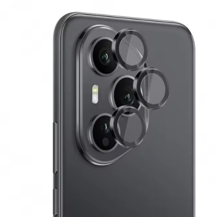 Защитное стекло с рамкой CD Pattern для Honor 400 Lite на заднюю камеру