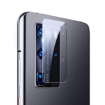 Захисне скло Tempered Glass 0,3 мм 2.5D на задню камеру для Huawei P40 Pro, Transparent