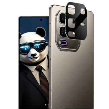 Захисне скло 3D на задню камеру для Infinix Note 50 Pro+, Black
