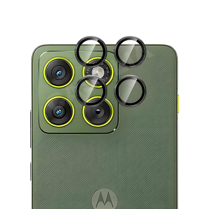 Захисне скло з рамкою на камеру CD Pattern для Motorola Edge 70 5G
