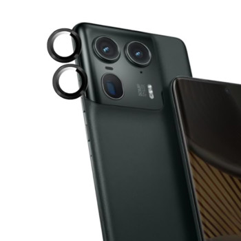 Захисне скло з рамкою CD Pattern на задню камеру для Motorola Edge 50 Ultra