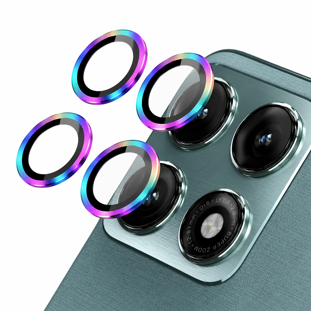 Захисне скло на камеру CD Pattern для Motorola Edge 70 Pro різнокольоровий